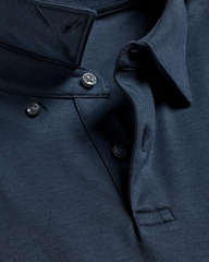 Premium Flat Collar Navy Polo Shirt | Classic Fit