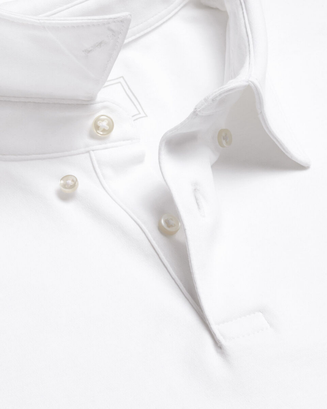 Premium Flat Collar White Polo Shirt | Classic Fit