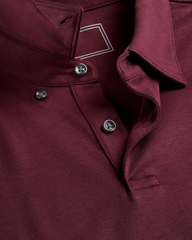 Premium Flat Collar Wine Polo Shirt | Classic Fit