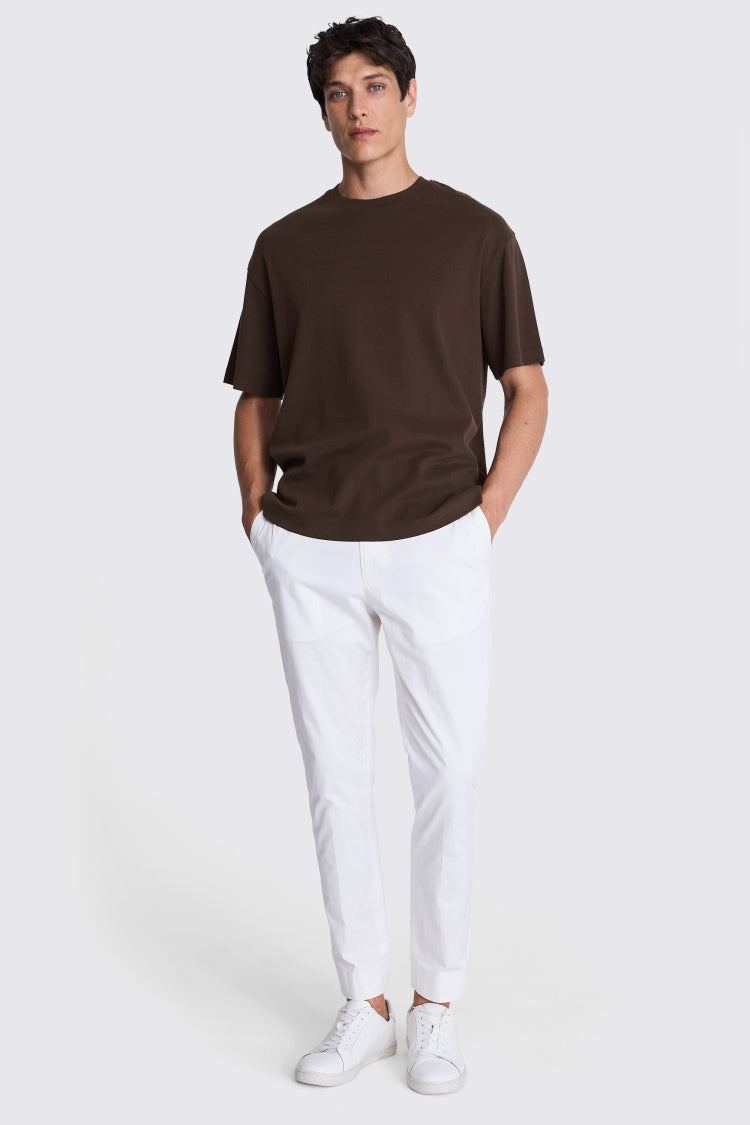 Premium Chocolate Oversized Drop Shoulder T-Shirt | Unisex Relaxed Fit