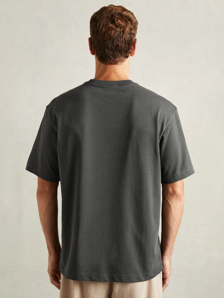 Premium Dark Grey Crew Neck T-Shirt | Unisex Classic Fit
