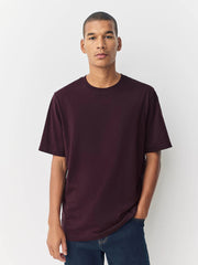 Premium Wine Crew Neck T-Shirt | Unisex Classic Fit