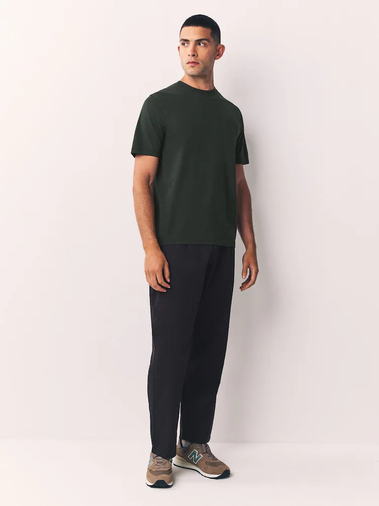 Premium Forest Green Crew Neck T-Shirt | Unisex Classic Fit