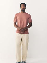 Premium Dusty Rose Crew Neck T-Shirt | Unisex Classic Fit
