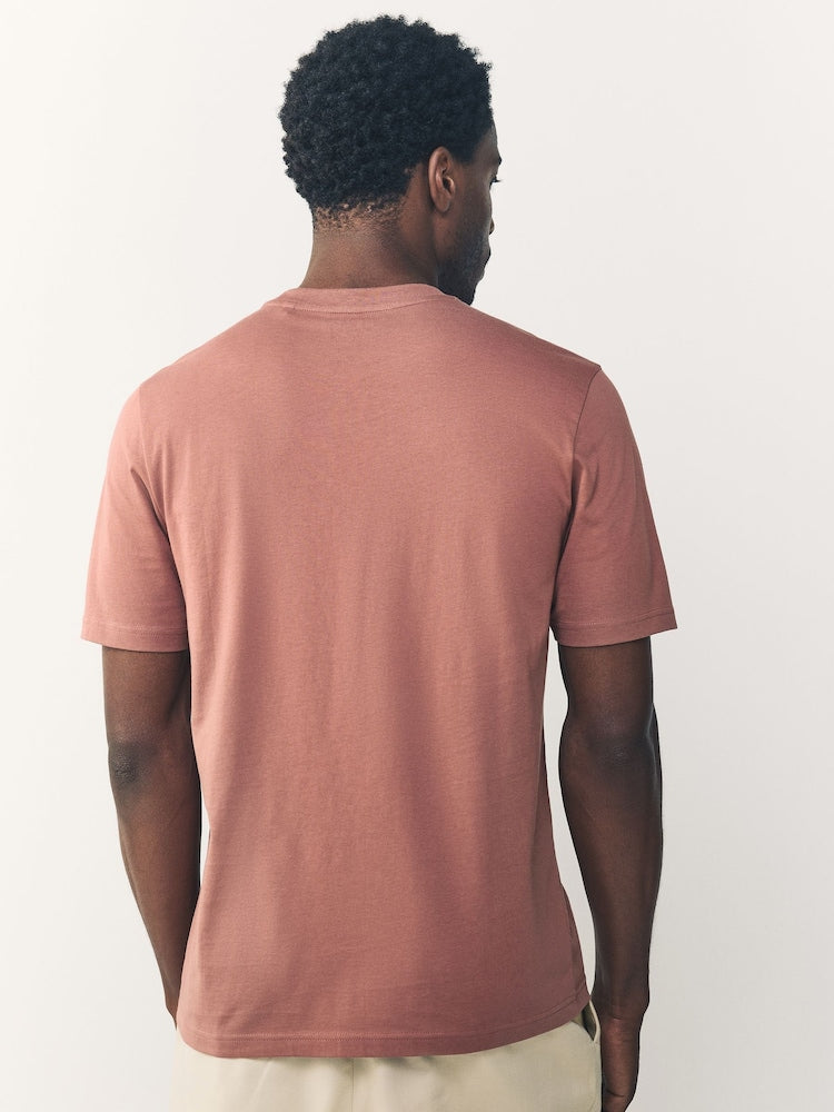 Premium Dusty Rose Crew Neck T-Shirt | Unisex Classic Fit