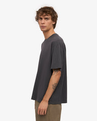 Premium Charcoal Oversized Drop Shoulder T-Shirt | Unisex Relaxed Fit