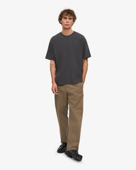 Premium Charcoal Oversized Drop Shoulder T-Shirt | Unisex Relaxed Fit